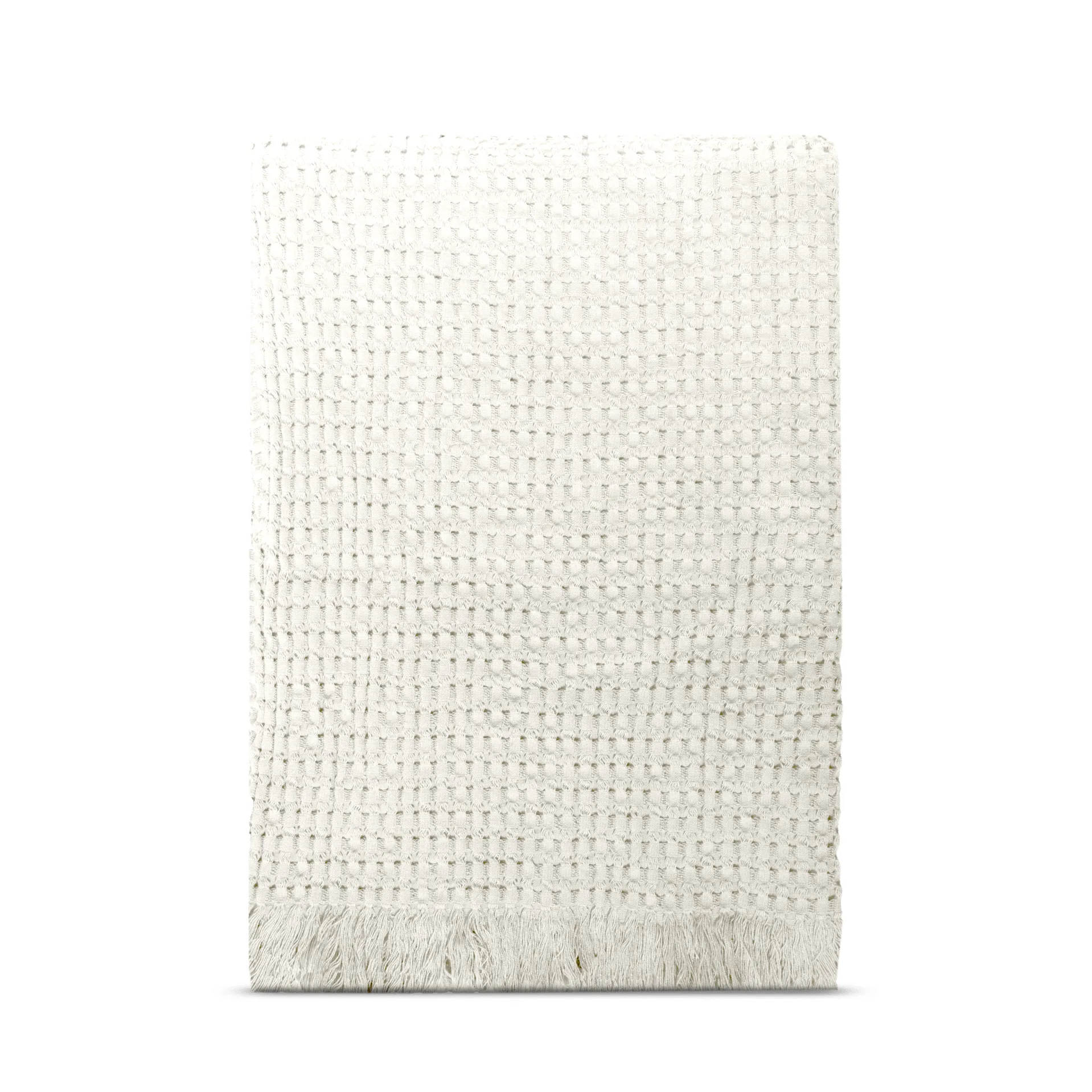 Stockholm bomullspledd 130 x 180 cm, Champagne beige Rug Solid