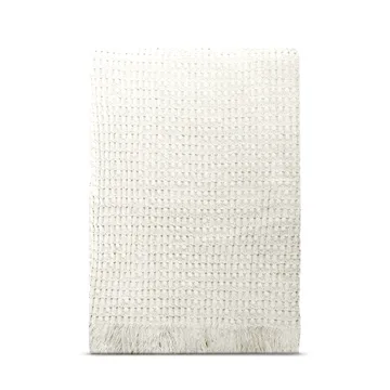 Stockholm bomullspledd 130 x 180 cm - Champagne beige - Rug Solid