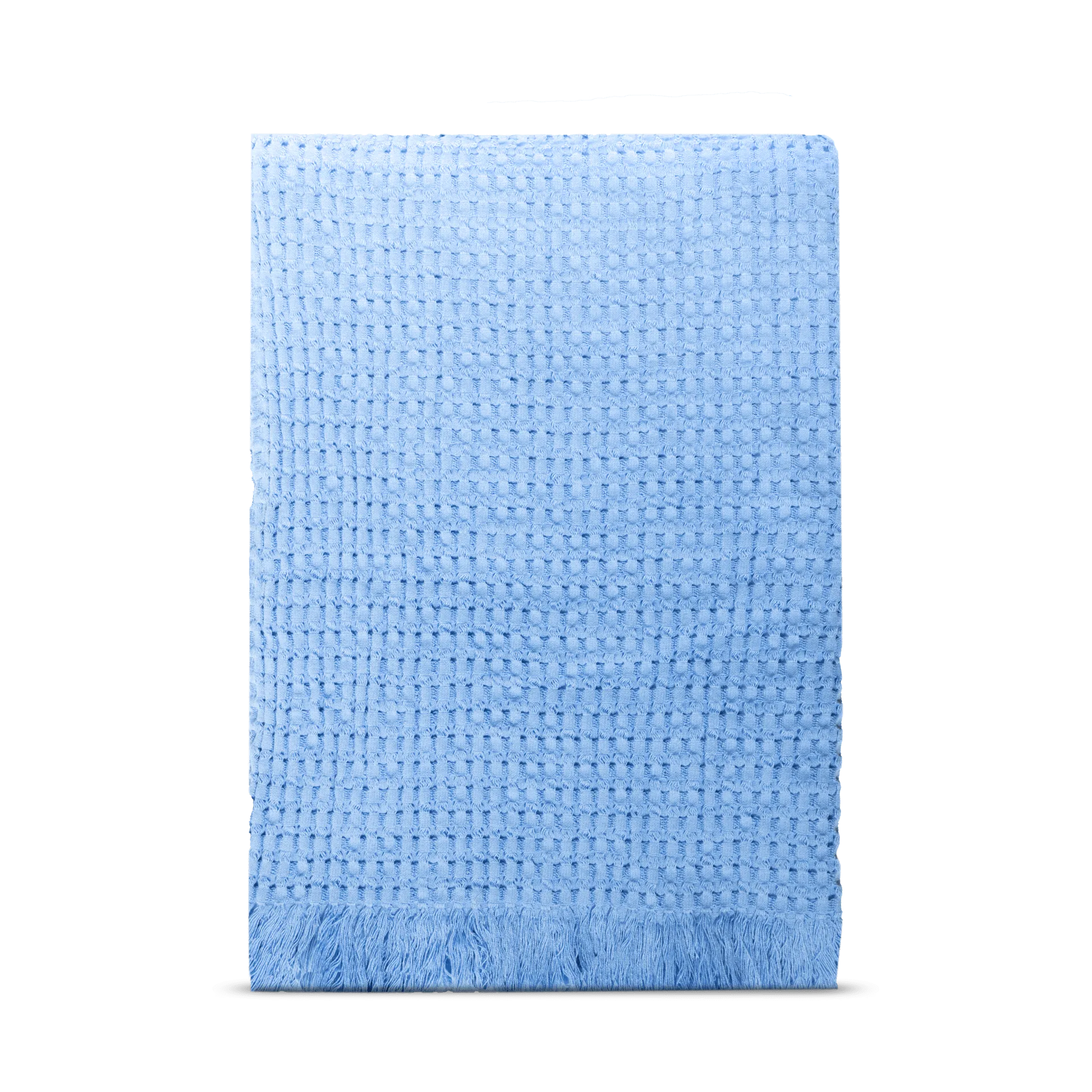 Stockholm bomullspledd 130 x 180 cm, Millenium blue Rug Solid