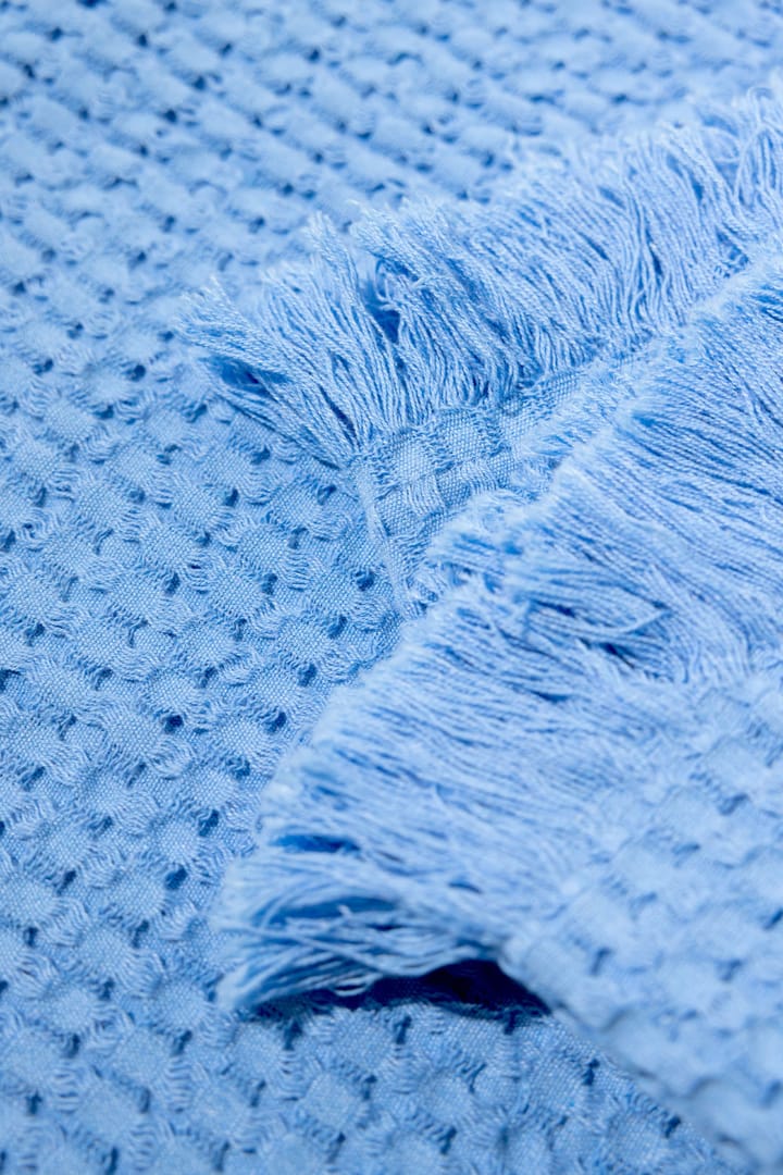 Stockholm bomullspledd 130 x 180 cm, Millenium blue Rug Solid
