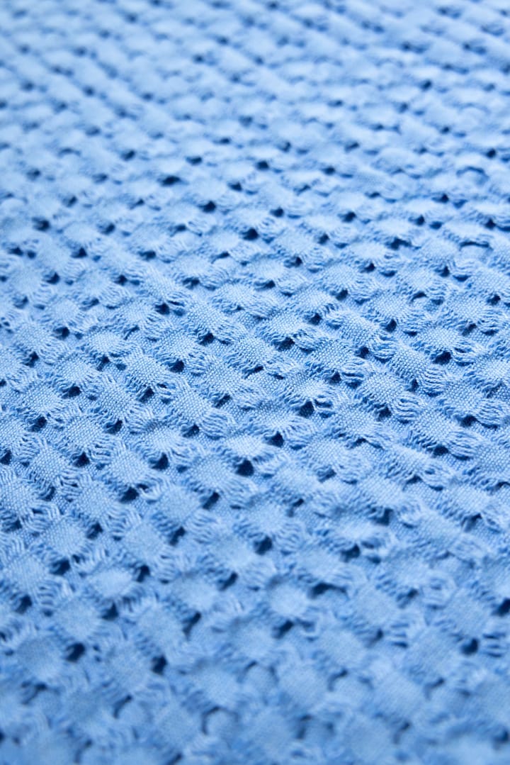 Stockholm bomullspledd 130 x 180 cm, Millenium blue Rug Solid