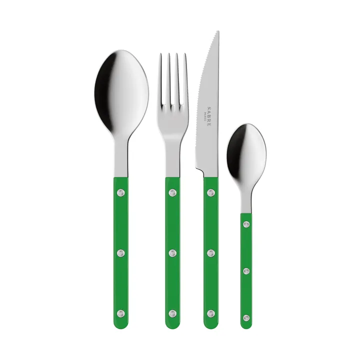 Bistrot solid bestikksett 4 deler - Garden green - SABRE Paris