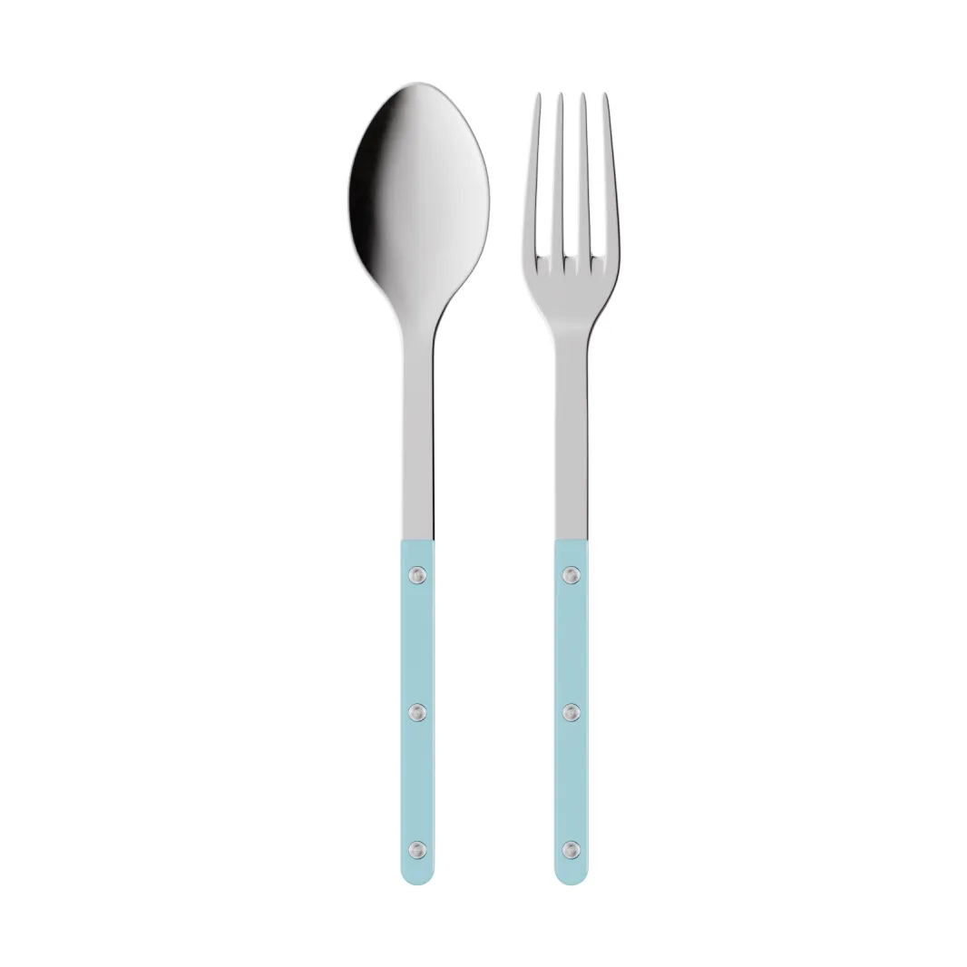 Bistrot solid serveringsbestikk 2 deler, Pastel blue SABRE Paris