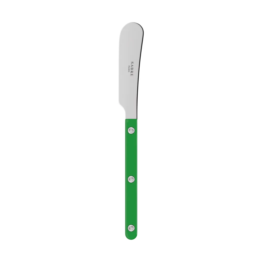 Bistrot solid smørkniv 14 cm, Garden green SABRE Paris