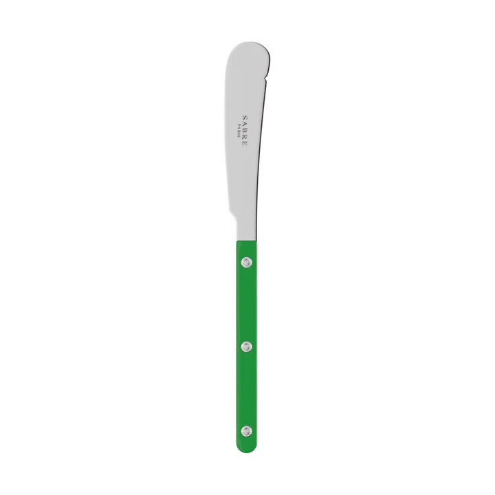 Bistrot solid smørkniv 16 cm - Garden green - SABRE Paris