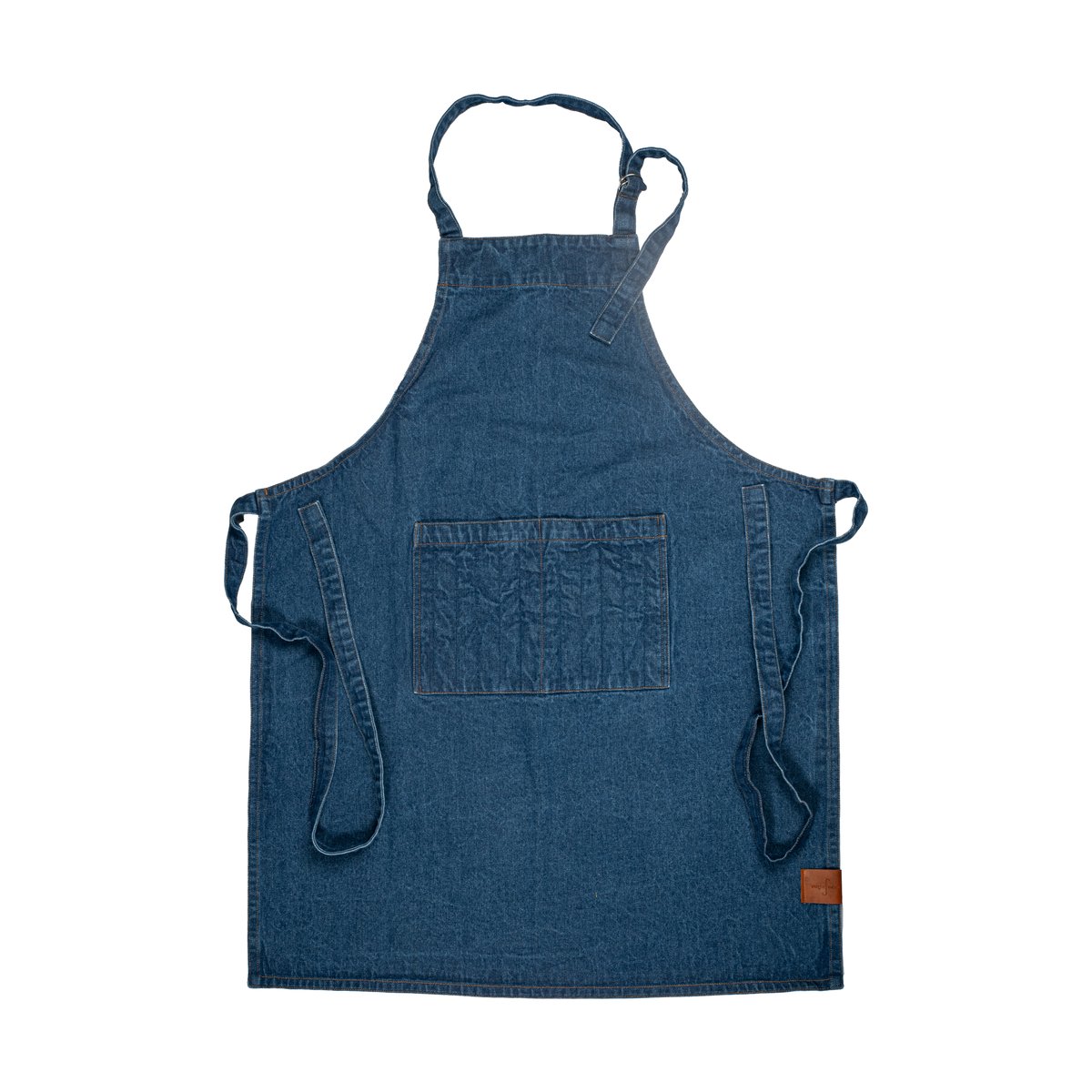 Sagaform - Aron denim forkle 90x70 cm blå