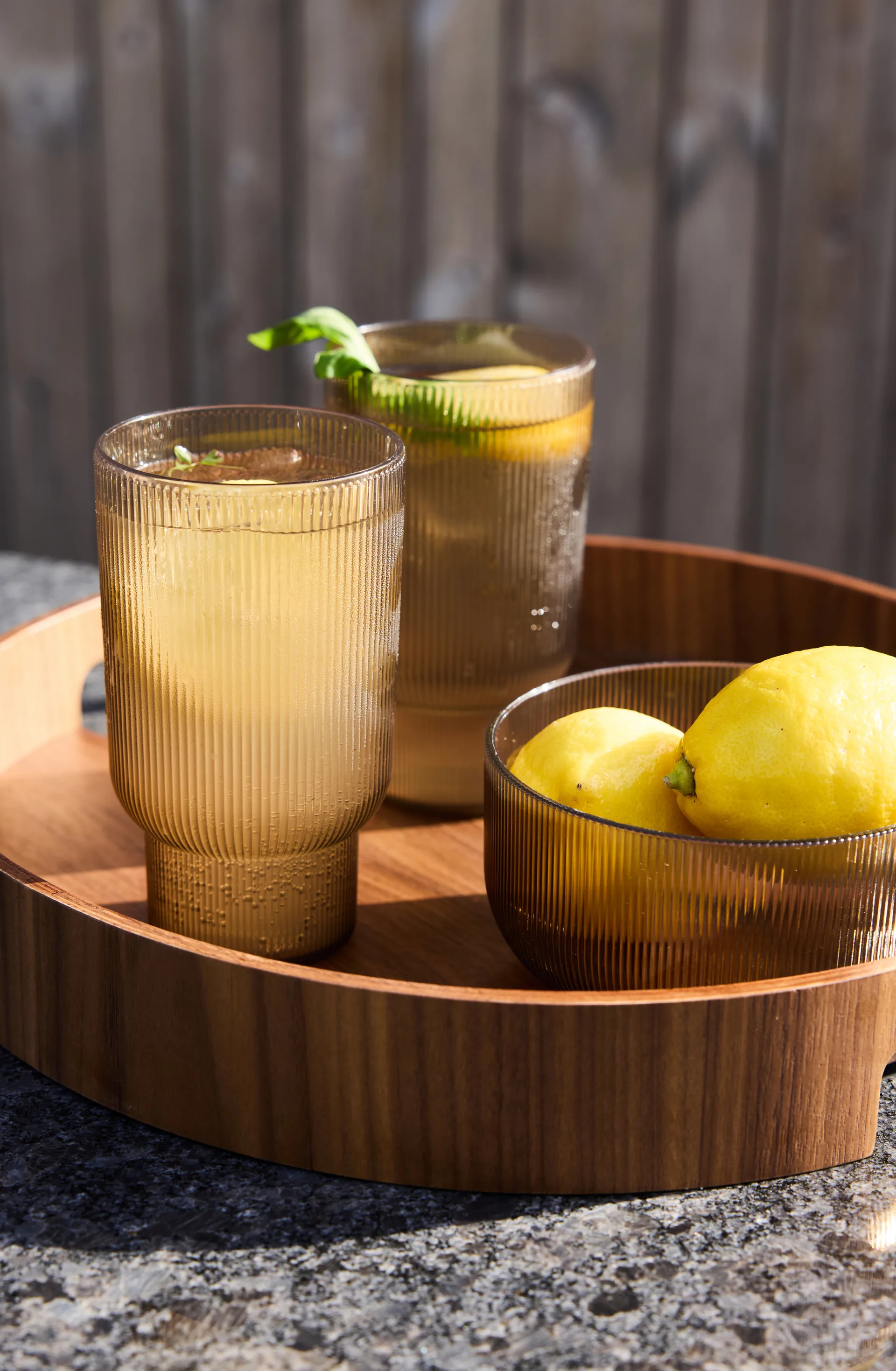 Billi skål 70 cl 4‑pk, Brun Sagaform