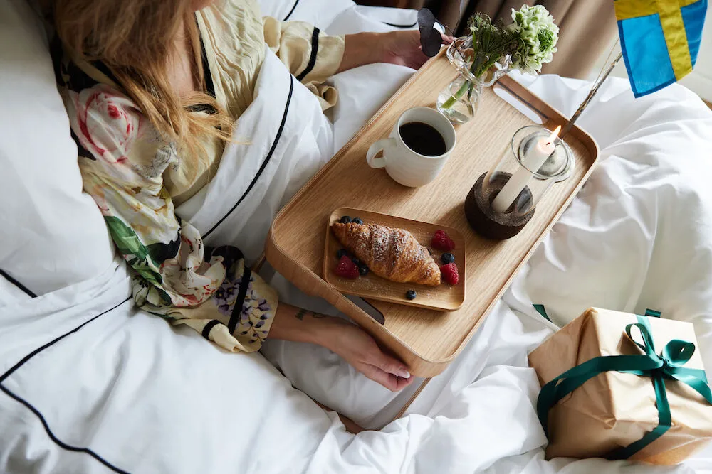 Carl sengetøysett 150x210 cm, Hvit Sagaform