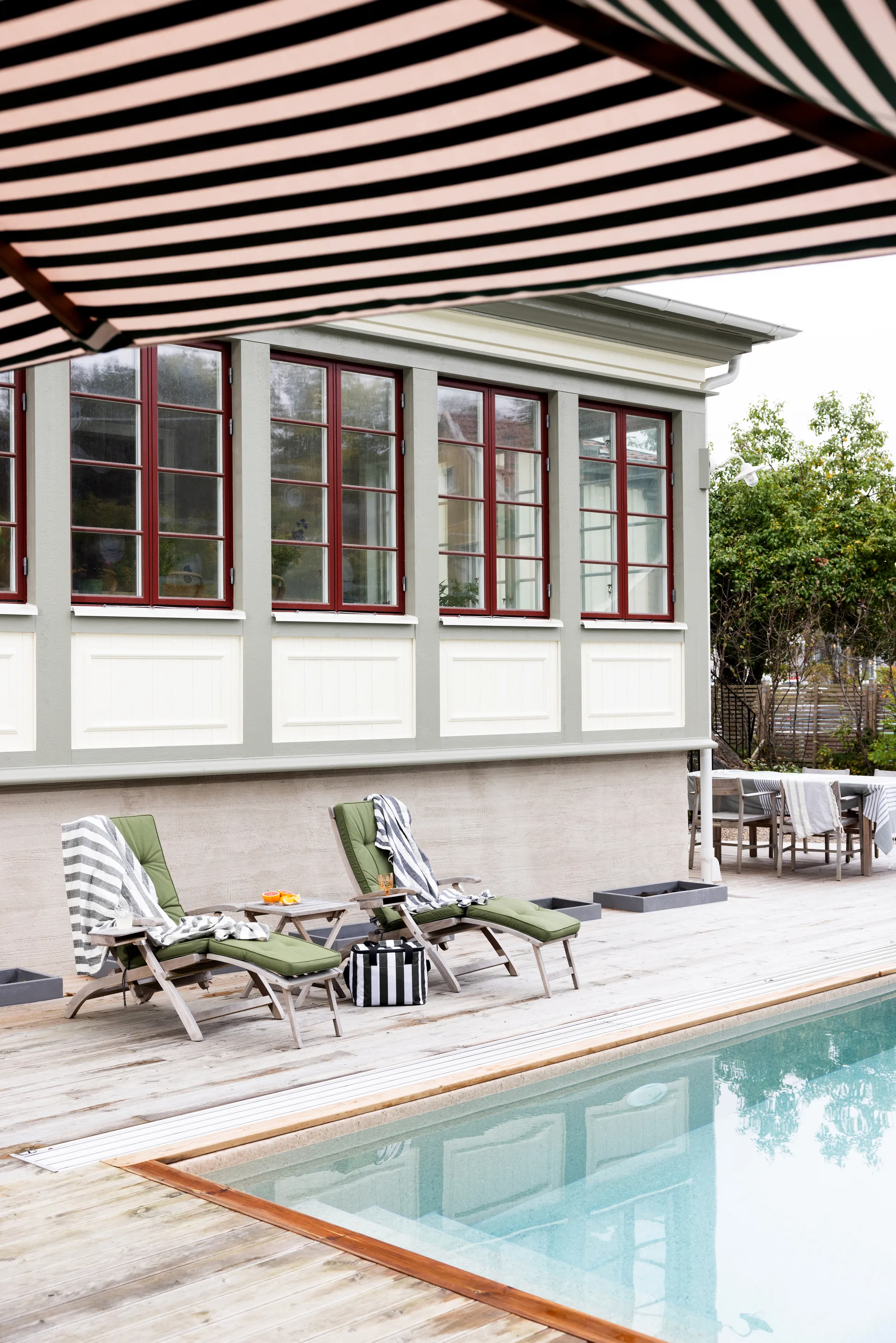 City kjøleveske stor 20 L, Grønn-hvit Sagaform