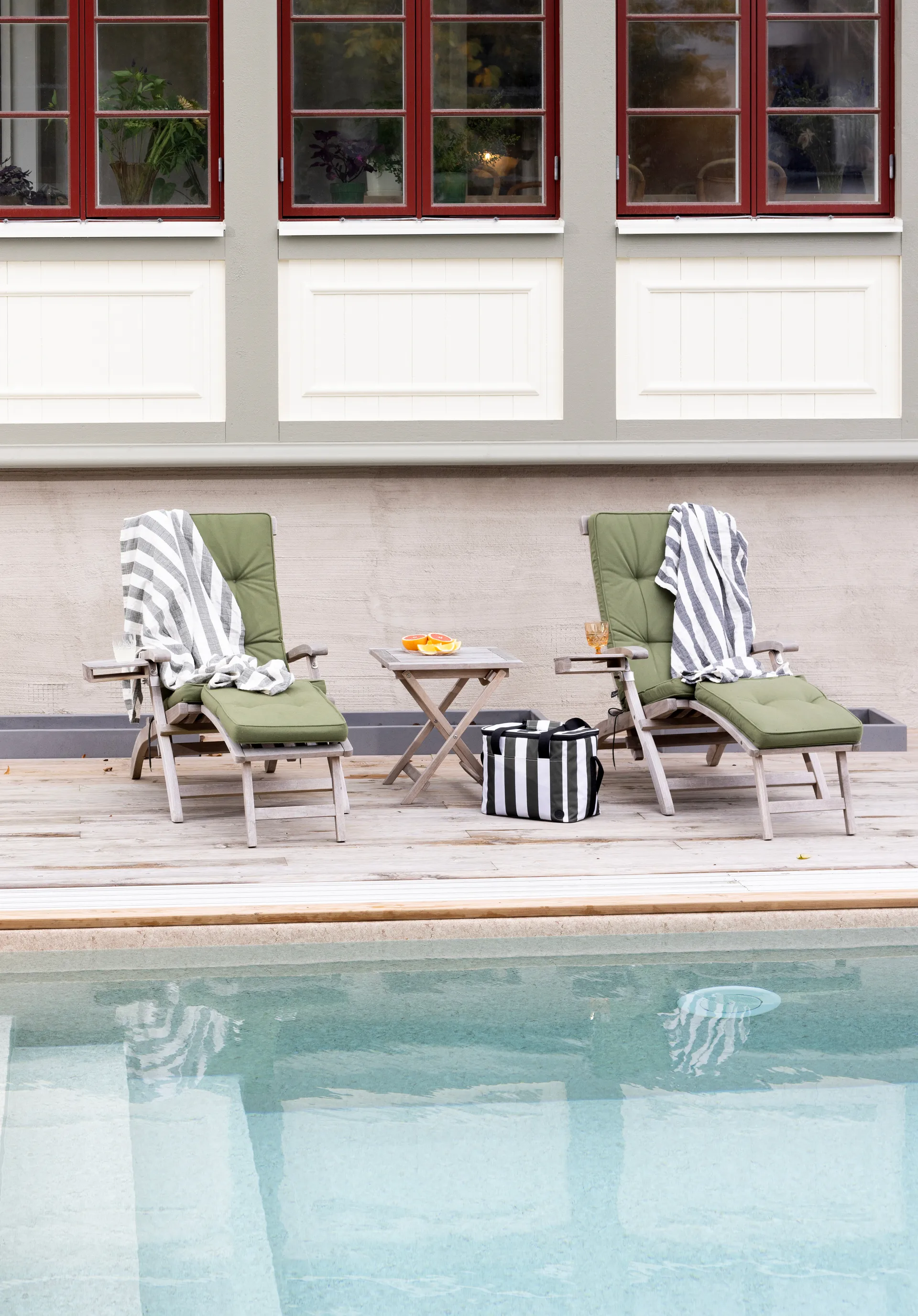 City kjøleveske stor 20 L, Grønn-hvit Sagaform