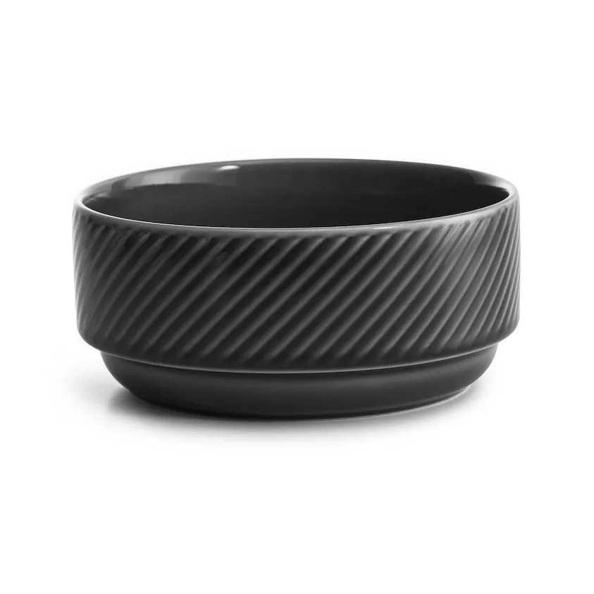 Coffee & More dyp skål 17 cm, Grå Sagaform