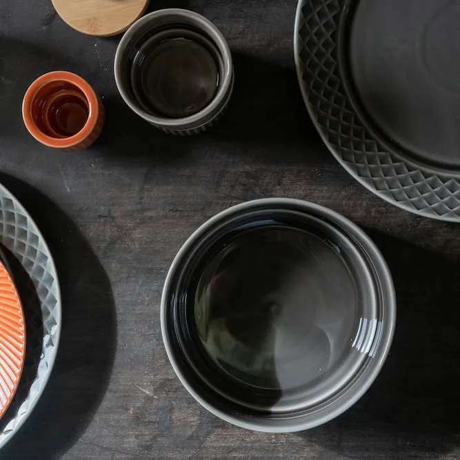 Coffee & More dyp skål 17 cm, Grå Sagaform