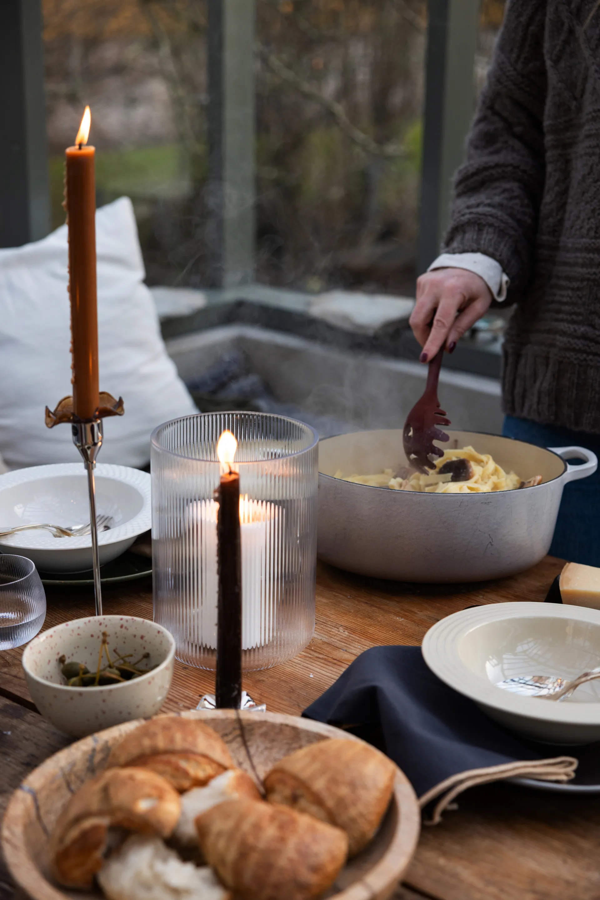 Coffee & More dyp tallerken Ø22 cm, Beige Sagaform