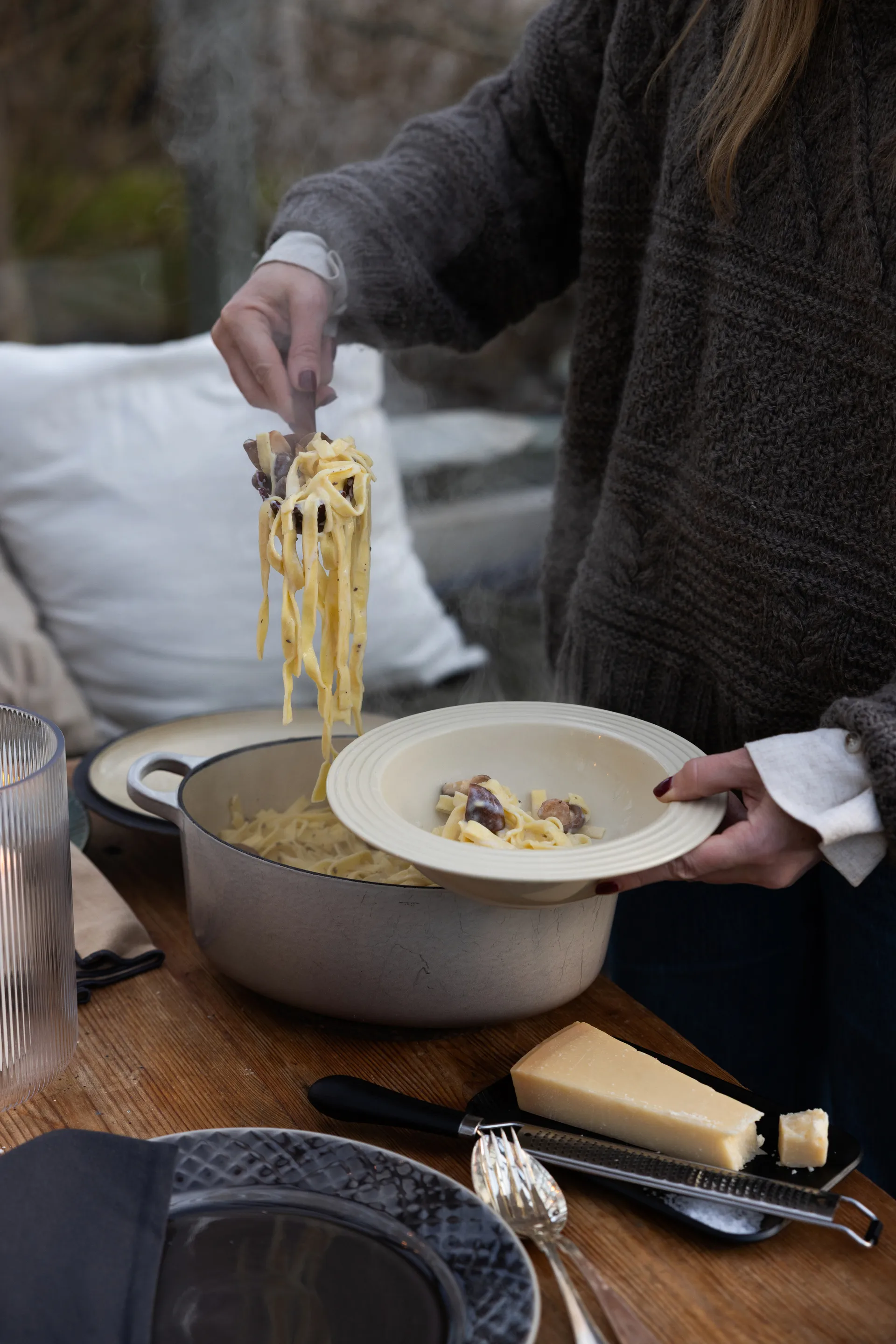 Coffee & More dyp tallerken Ø22 cm, Beige Sagaform