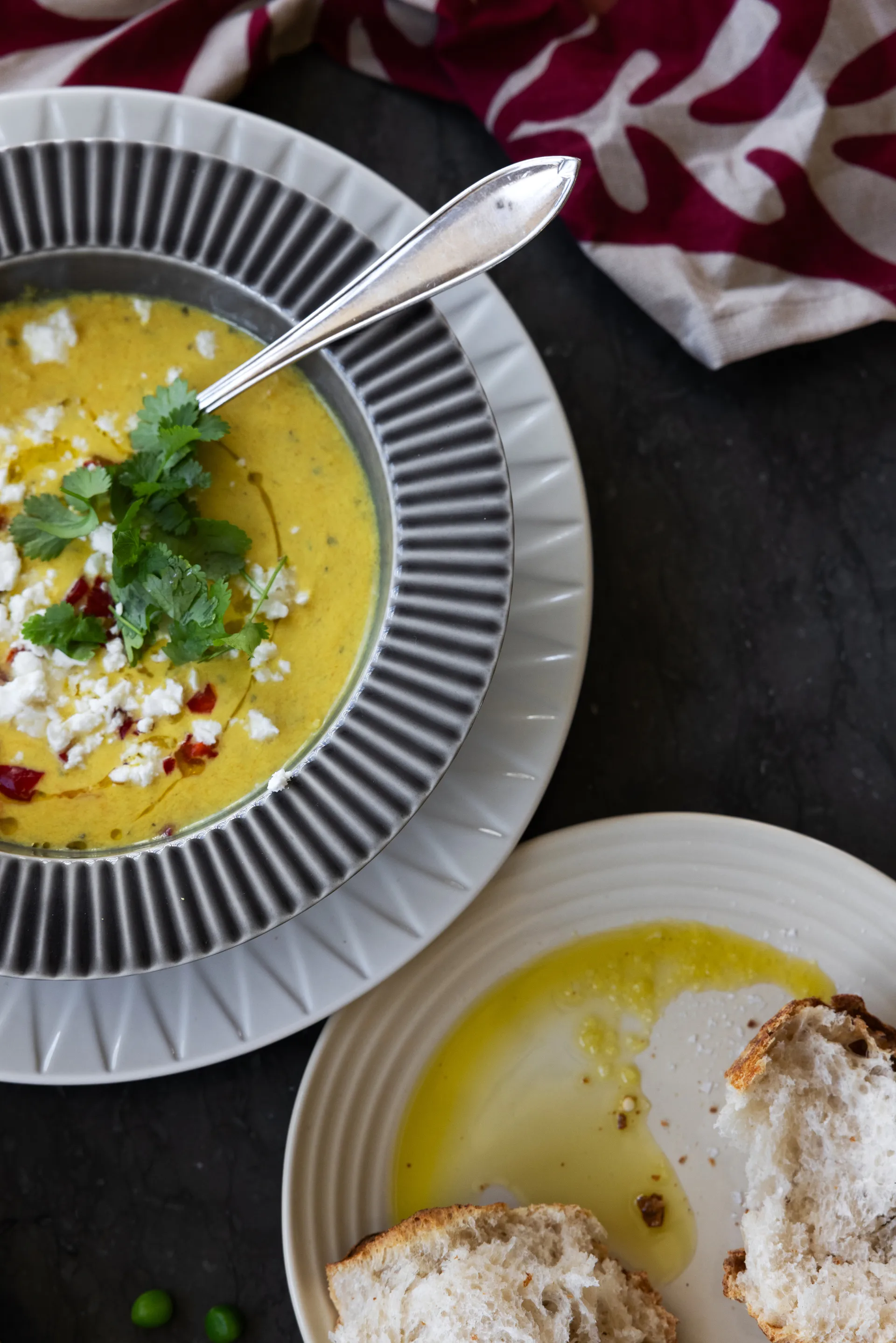 Coffee & More dyp tallerken Ø22 cm, Grå Sagaform