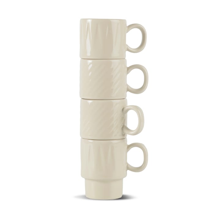 Coffee & More espressokopp 4-pk - Beige - Sagaform
