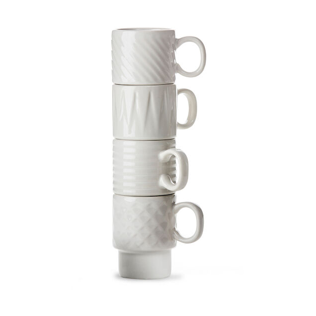 Sagaform - Coffee & More espressokopp 10 cl 4 stk hvit