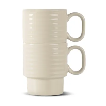 Coffee & More kaffekopp 2-pk - Beige - Sagaform