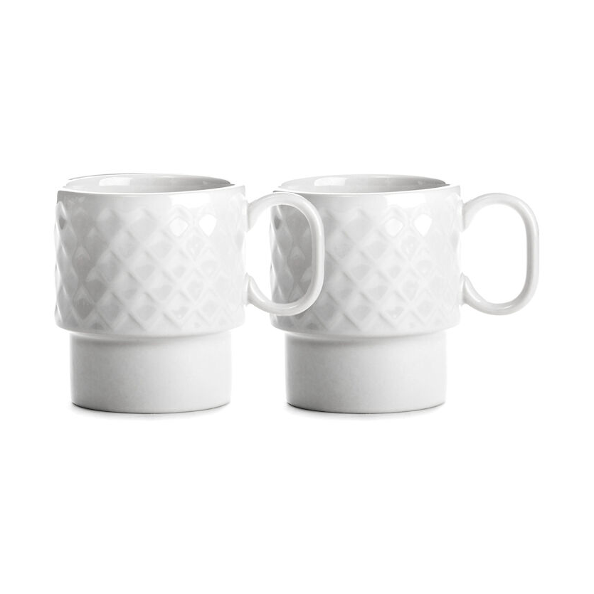 Sagaform Coffee & More kaffekopp 2-pk Hvit