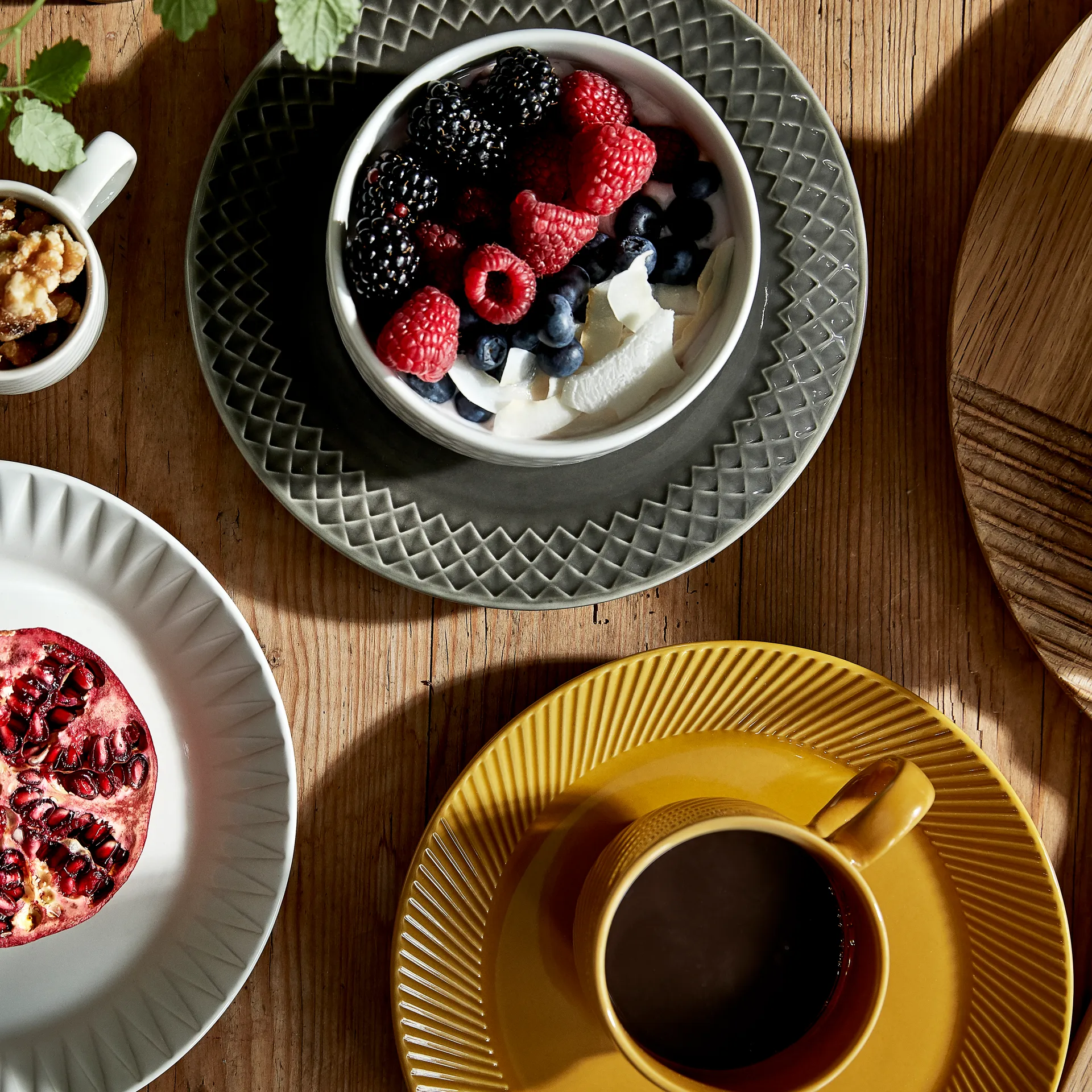 Coffee & More tallerken, Gul Sagaform