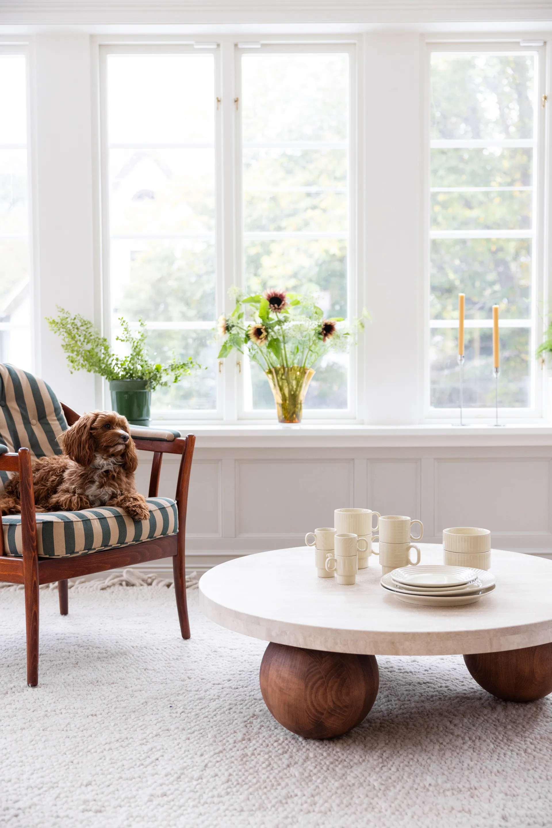 Coffee & More tekopp 2-pk, Beige Sagaform