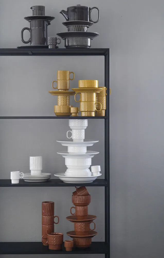 Coffee & More tekopp 2-pk, Gul Sagaform