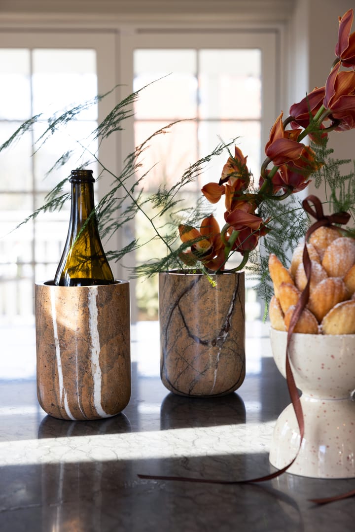 Ditte bolle 2-pack, Beige-vinrød Sagaform