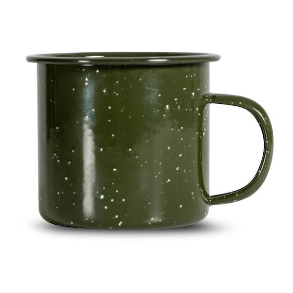 Sagaform Doris emaljekopp 35 cl Grnn | Skandinavisk Design | Kaffekopper | Grønn