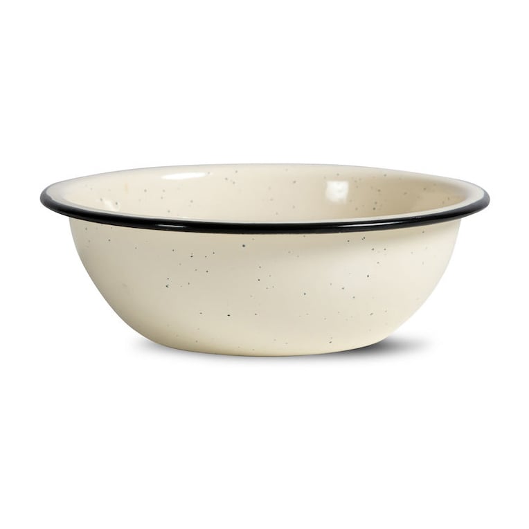 Doris emaljeskål, beige