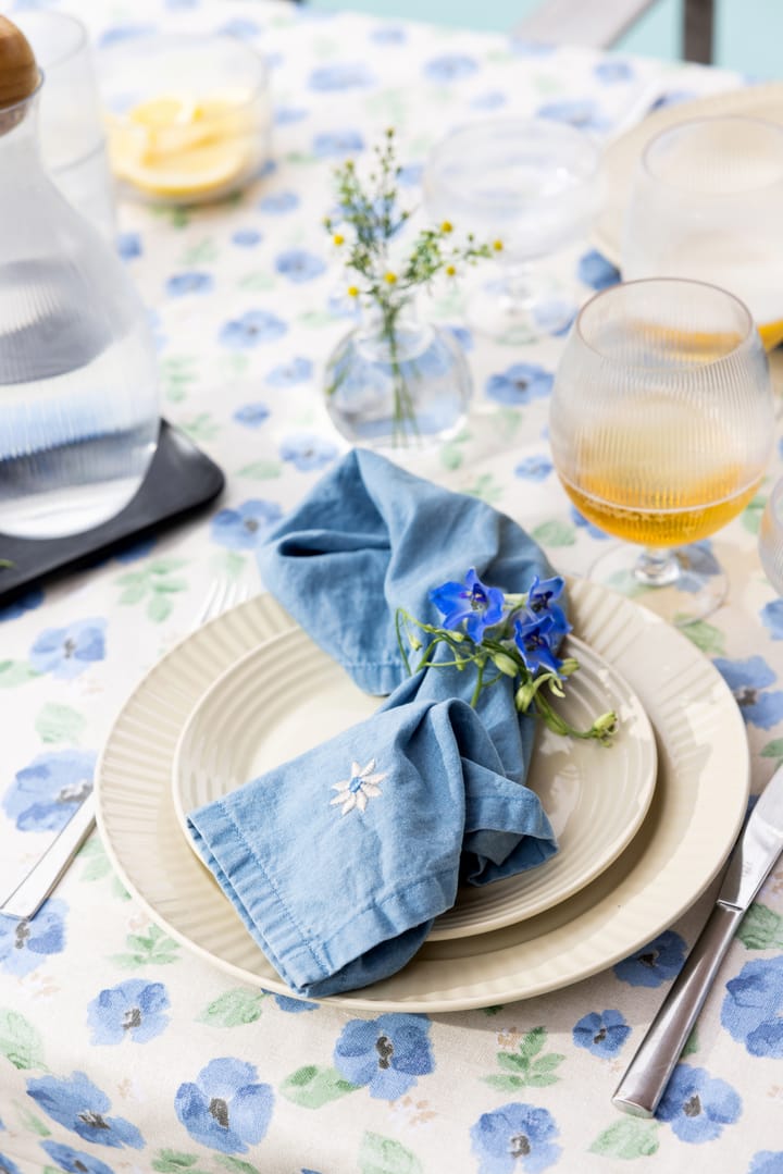 Eden denim tøyserviett 45x45 cm 2-pk, Blå Sagaform