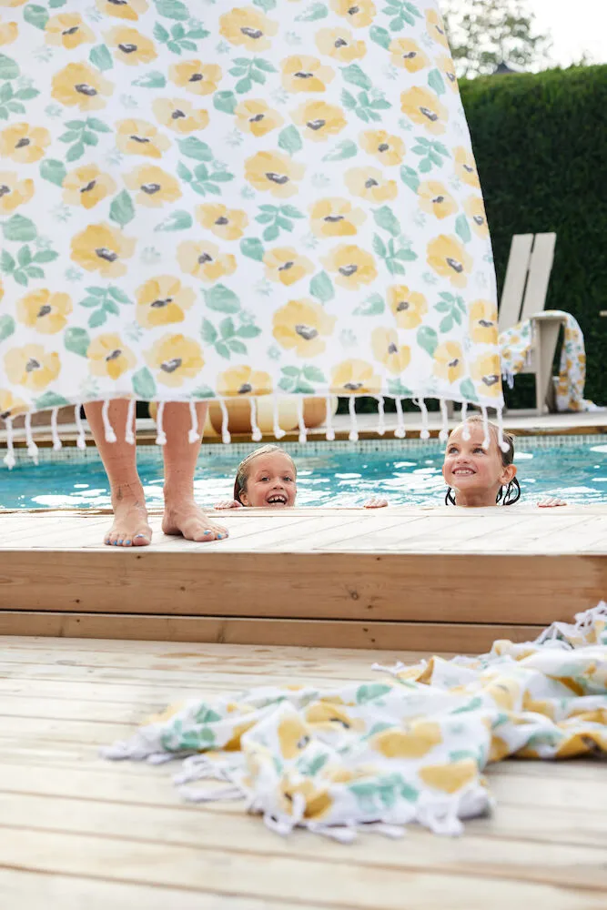 Eden hamam håndkle 90x170 cm, Mixet gult Sagaform