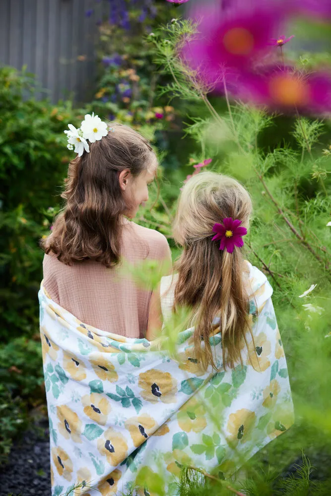 Eden hamam håndkle 90x170 cm, Mixet gult Sagaform