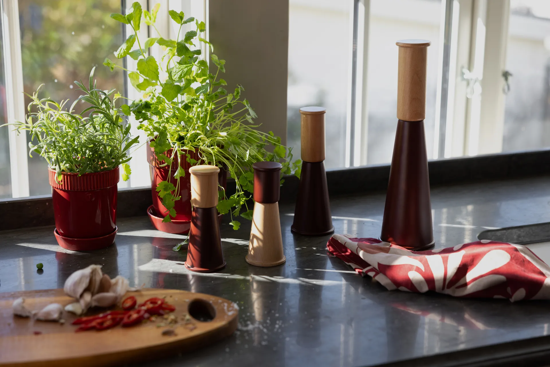 Edith kjøkkenhåndkle 50x70 cm 2-pakning, Vinrød Sagaform