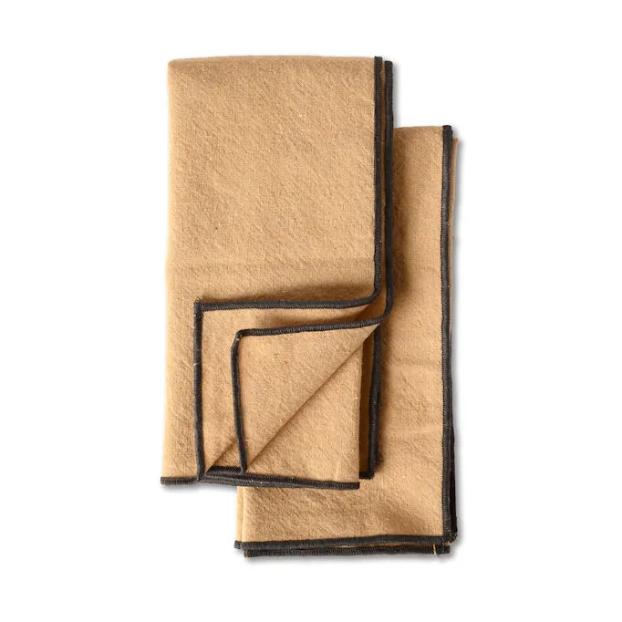 Edith serviett 45x45 cm 2-pk, Beige Sagaform