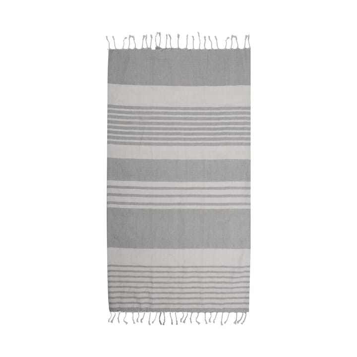 Ella hamam stripete badehåndkle 145x250 cm - Grå - Sagaform