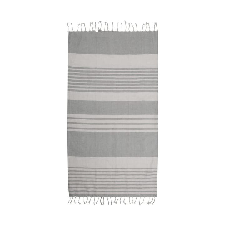 Ella hamam stripete håndkle 90x170 cm - Grå - Sagaform