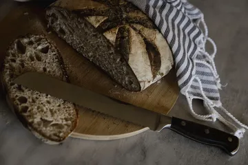 Erik brødkniv ekstra lang - Wengetre-rustfritt stål - Sagaform