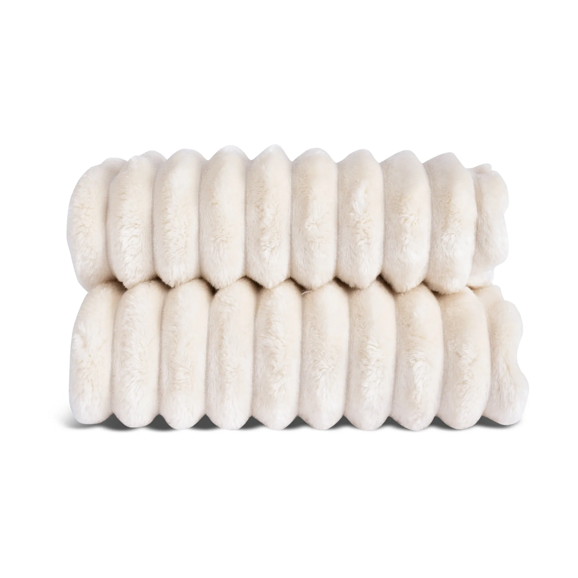 Esther fleecepledd, Beige Sagaform