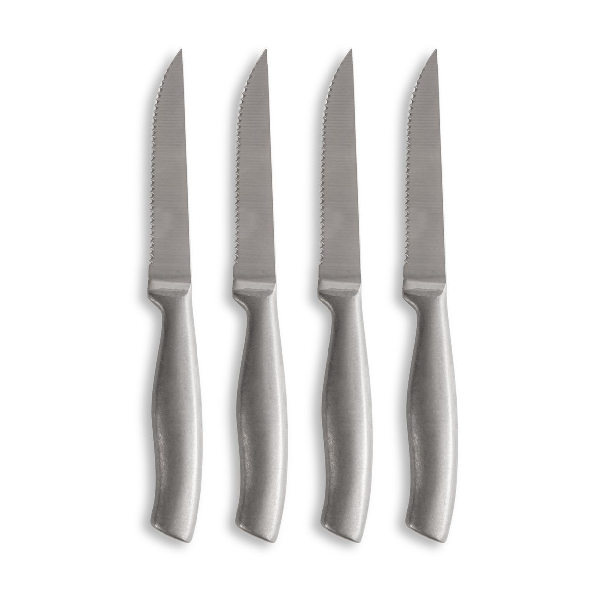 Sagaform Fredde grillkniv 22,5 cm 4-pakning Sølv