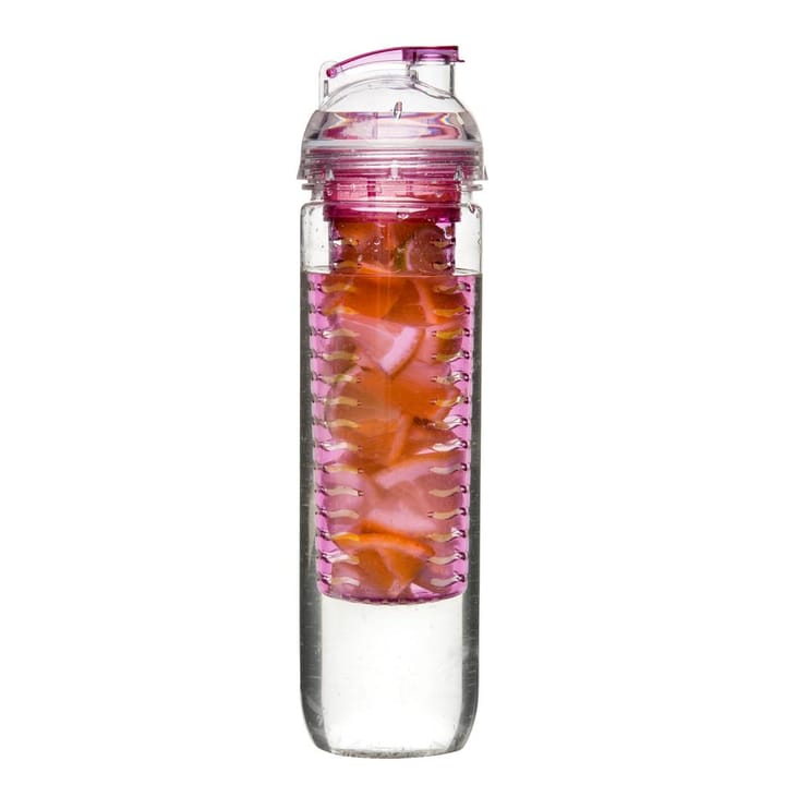 Fresh flaske med fruktkolbe 80 cl. - rosa - Sagaform