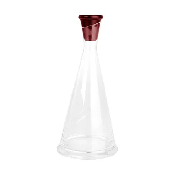 Gurken olje/eddik-karaffel - Klar-mørkerød, 25 cl - Sagaform
