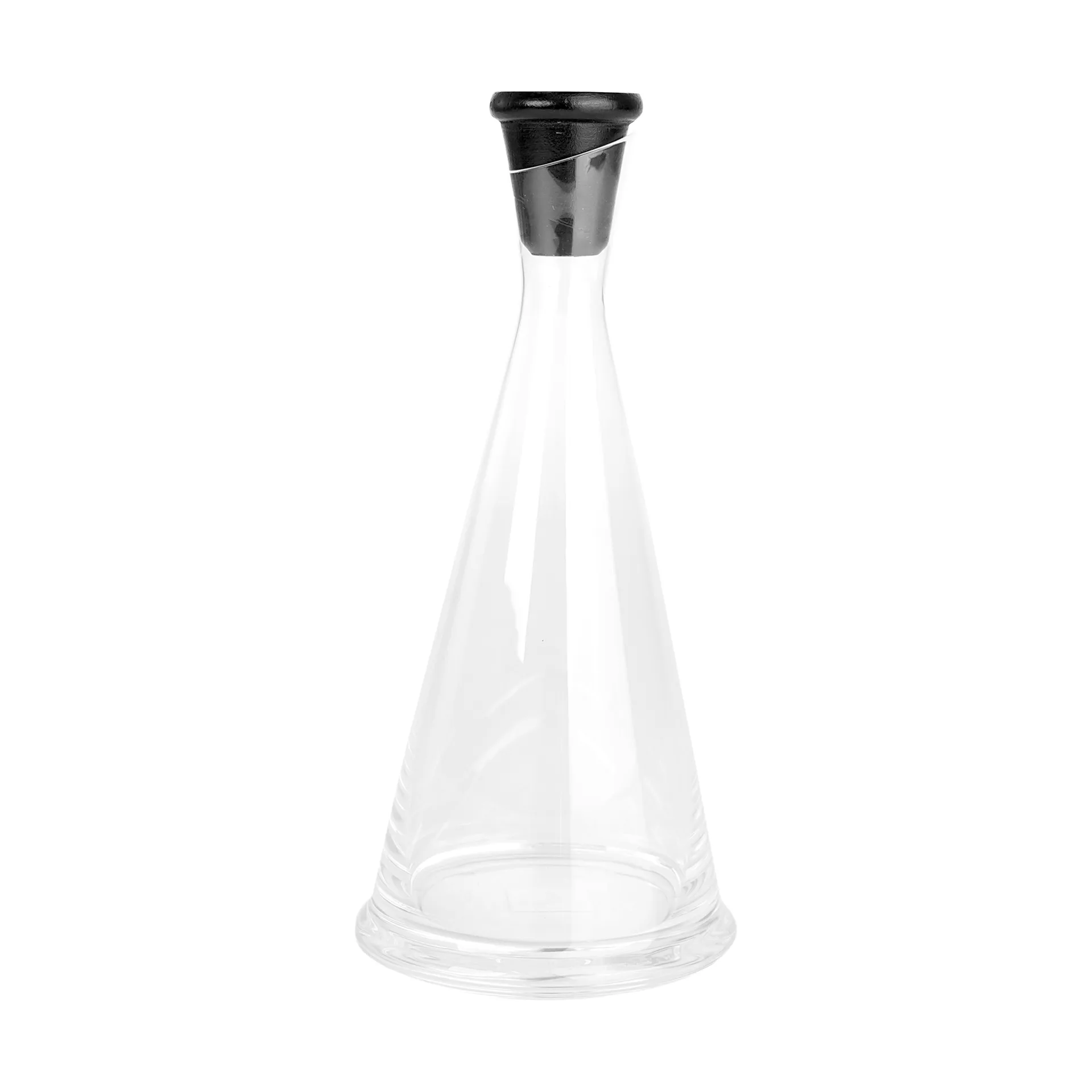 Gurken olje/eddik-karaffel, Klar-svart, 25 cl Sagaform
