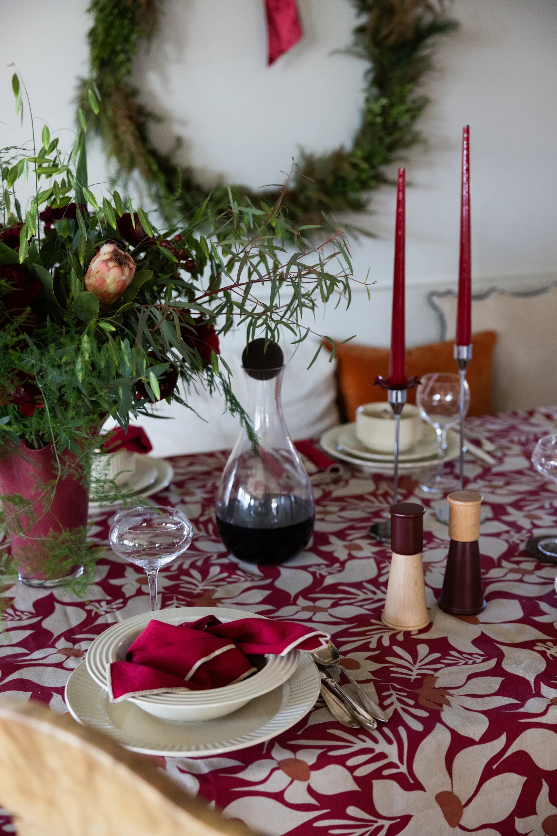 Gurken salt- og pepperkvern liten 2 deler, Rød-brun Sagaform