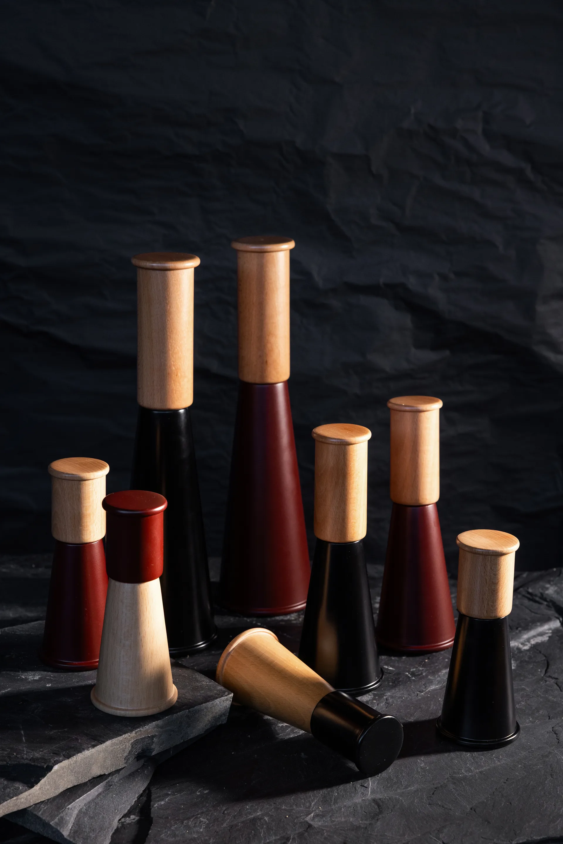 Gurken salt- og pepperkvern stor 32 cm, Rød-brun Sagaform