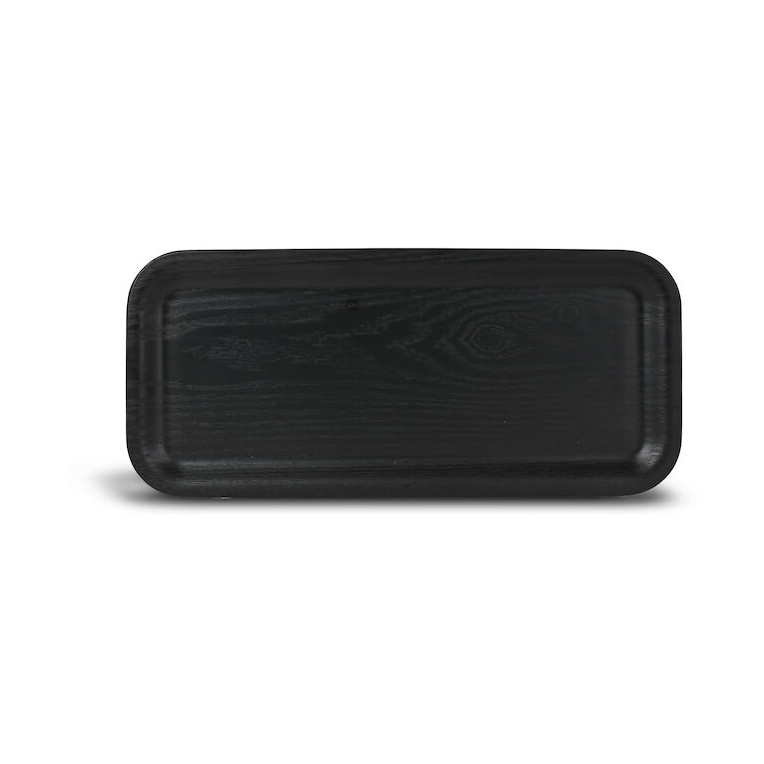 Sagaform Hanna lang tallerken 34x15 cm Svart
