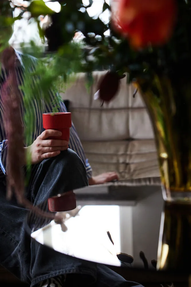 Inka kopp 27 cl, Rød Sagaform