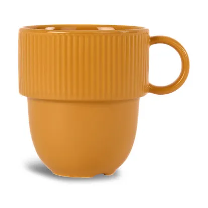 Inka kopp med hank 27 cl, Gul Sagaform