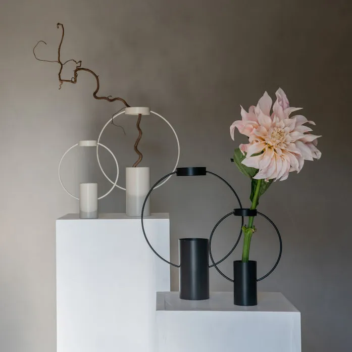 Moon vase 30 cm, Svart Sagaform