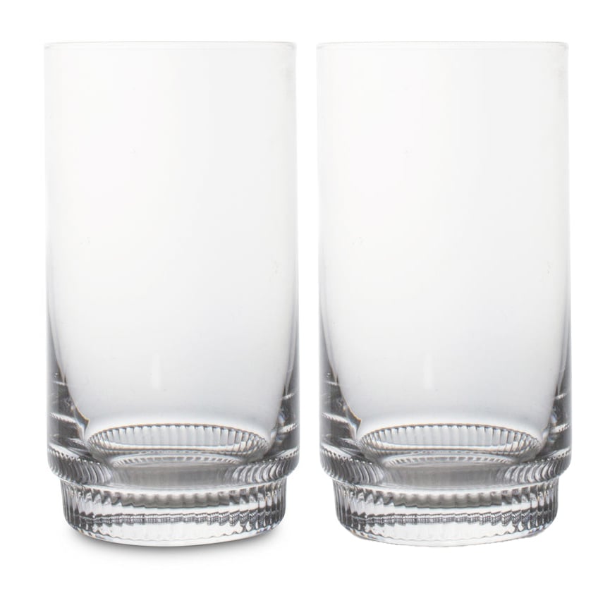 Sagaform Saga tumbler hy 34 cl 2-pakning Klar | Skandinavisk Design | Vannglass | Gjennomsiktig