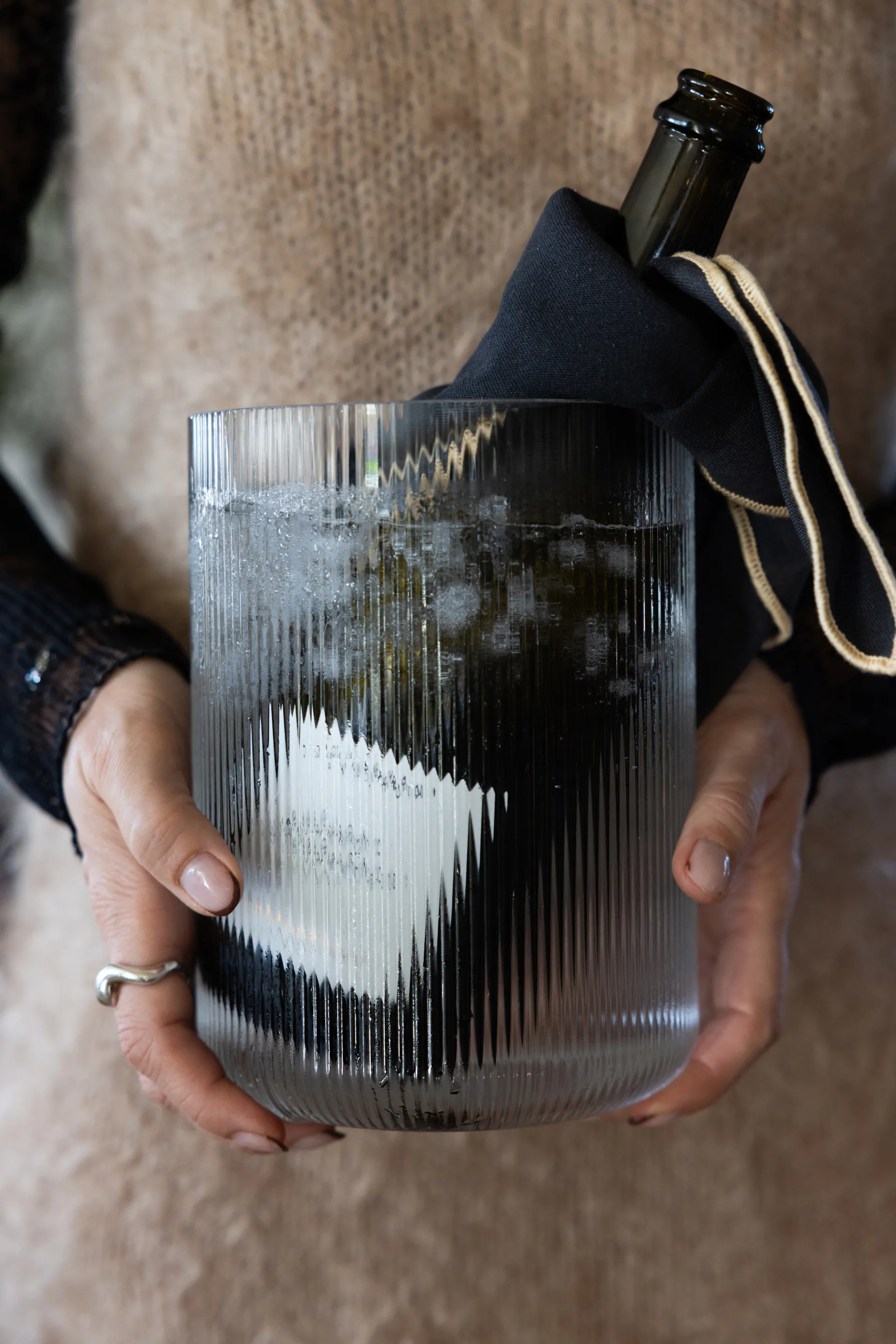 Sagaform Blanka vase/vinkjøler Ø15x20 cm, Klar Sagaform